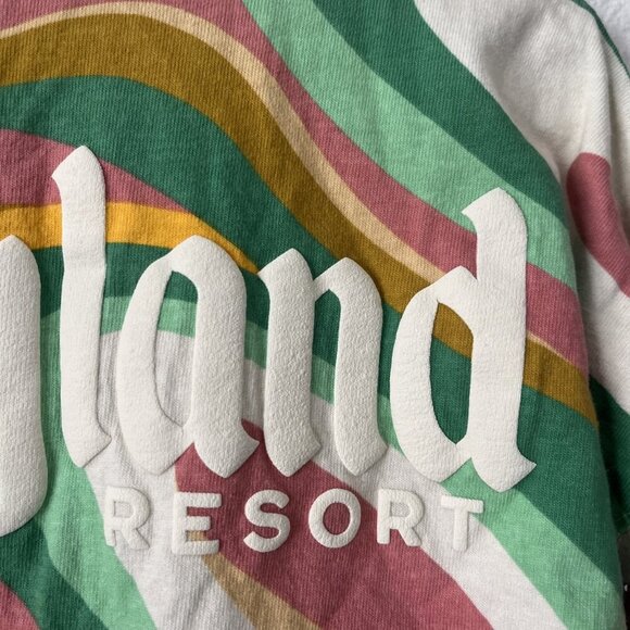 Disney Disneyland Kids Size XL 14 Spirit Jersey Retro Swirl Psychedelic Shirt - Picture 8 of 10